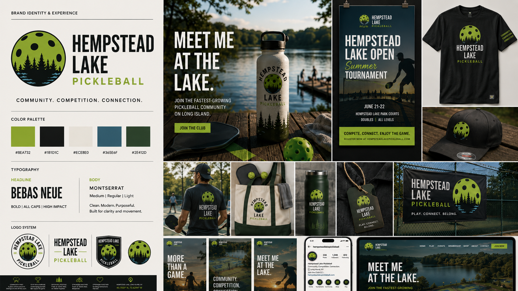 Hempstead Lake Pickleball — brand world