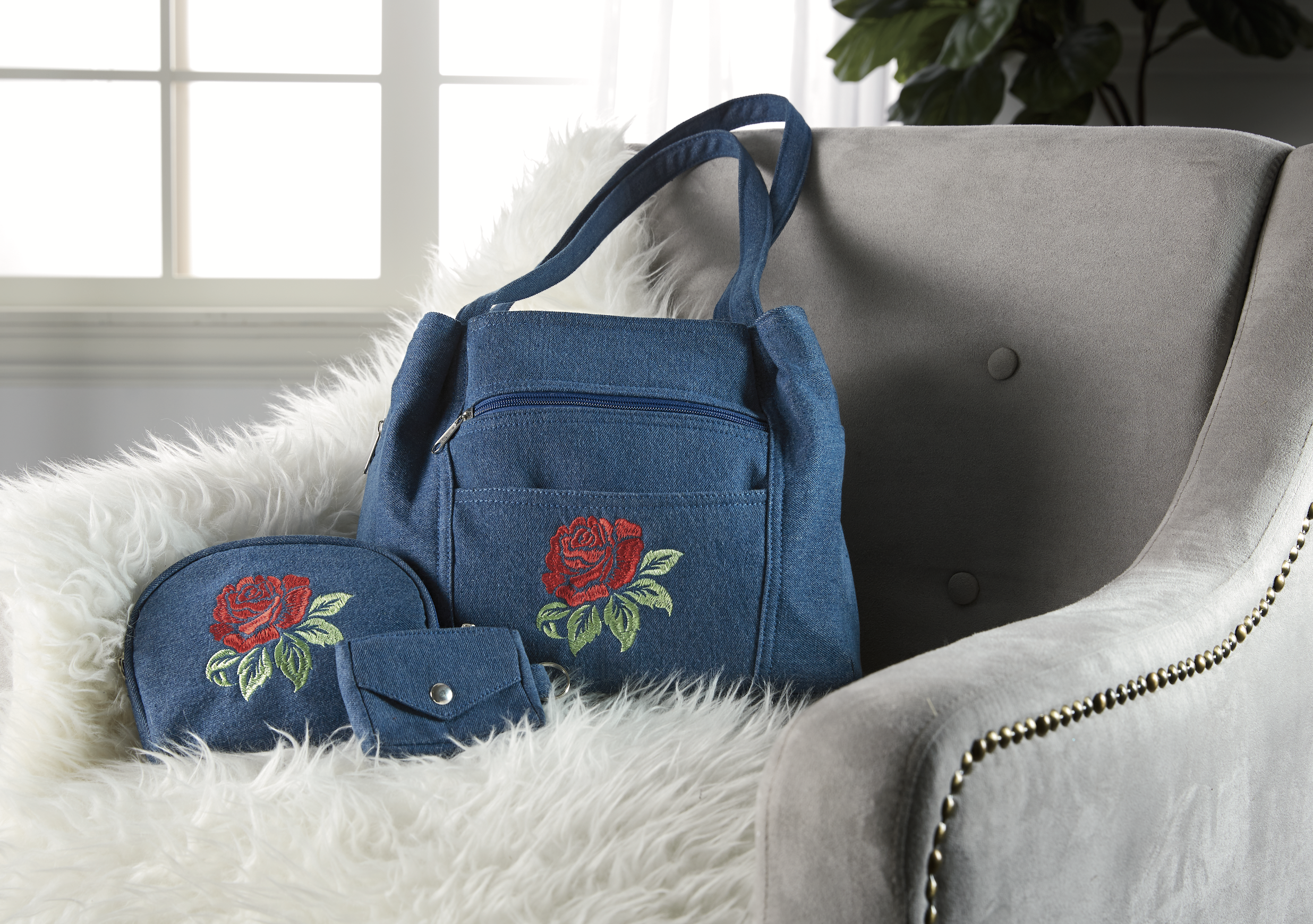 Embroidered bags